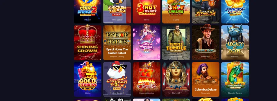 Play Tenobet Casino games